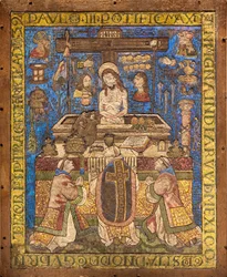 Messe de Saint-Grégoire / Sulka-mosaiikki, Meksiko