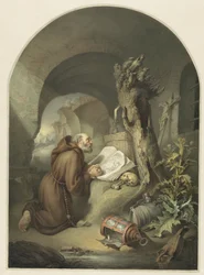 Rukoileva munkki G. Doun jälkeen