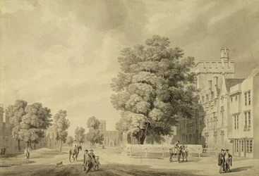 St Johns College, Oxford (kynä ja muste ja pesu)