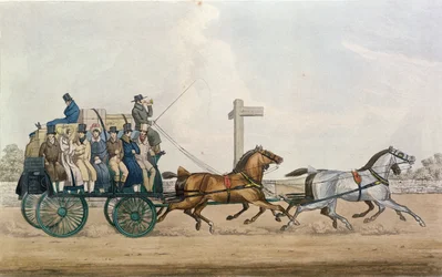 Saapuminen vaiheen loppuun, kaiverrus J. Harris, 1856