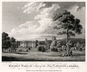 Bagshot Park, kunniallisen Augustus Kepplen istuin, 1777