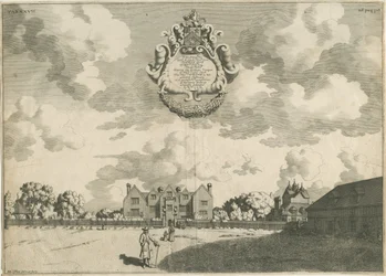 Bentley Hall: kuparilevykaiverrus, nd [1653 - 1686]