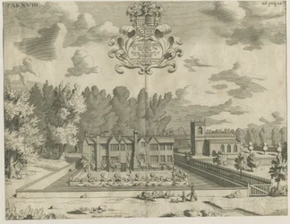 Okeover Hall: kaiverrus, nd [1653 - 1686]
