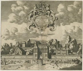 Sandon Hall: kaiverrus, nd [1653-1686] (vedos) (painettu)