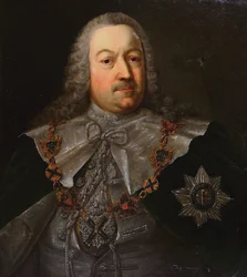 Hermann Carl von Keyserlingkin muotokuva 1696-1764, 1700-luvun puoliväli