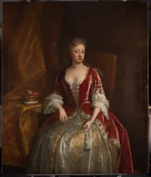Lady Elizabeth Percyn muotokuva, Charlesin, Somersetin kuudennen herttuan (1667-1722) vaimo