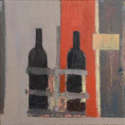 Claret ja Bordeaux, 2017 (öljy pellavalle)