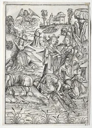 Der Schatz Behalten: Faaraon tyttären löytämä Mooses, 1491.