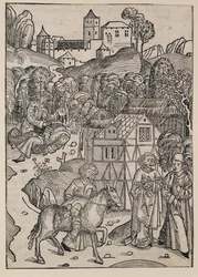 Toinen osa vertauksen laupias samarialainen, c1491