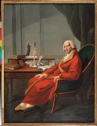 Venäjän keisarillisen liittokanslerin kreivi Ivan Ostermanin (1725-1811) muotokuva (Venäjän keisarillisen liittokanslerin kreivi Ivan Ostermanin muotokuva) - Michail Fjodorovitš Volnovin (1759-1826) maalaus, öljy kankaalle