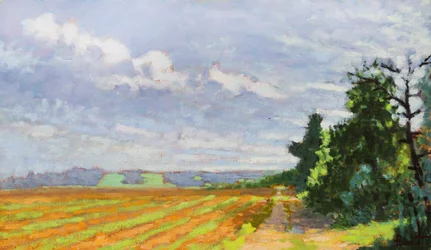 Les chemins de traverse, 2003 (öljy kartongille)
