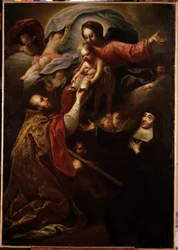 Neitsyt ja lapsi, Saint Francois de Salles ja Saint Jeanne of Chantal (maalaus)