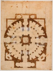 San Giovanni dei Fiorentinin pohjapiirros