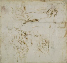 Sivu luonnoskirjasta, c1490-1560