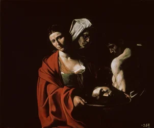 Salome Johannes Kastajan pään kanssa, n. 1607.