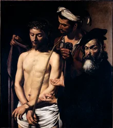Ecce homo Michelangelo Merisin maalaus, joka tunnetaan nimellä Caravaggio (Caravaggio