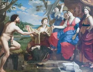 Ulysses ja Nausicaa, vuoden 1654 jälkeen, Michele Desubleo (öljy kankaalle)