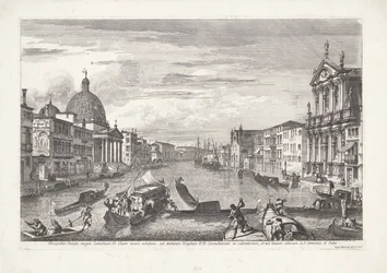 Venetsian Grand Canal Coenobium D:n suuren kanavan esite: selkeät viivat (...) (otsikko esineessä) Gezichten op Venetië (sarjan nimi) Upeat ja valikoidut näkymät Venetsian kaupunkiin (sarjan nimi)