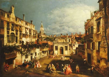 Campo San Gallo, Venetsia, noin 1740-luku