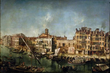 Näkymä Canal Grandelle Fondamenta Del Vinistä, 1736-1737.