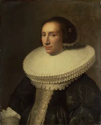 Ruffin naisen muotokuva, 1638.