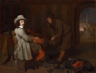 Anthonij de Bordes i el seu valet, c. 1648. finlandès