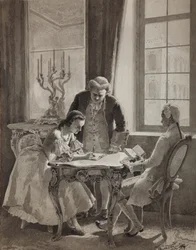 Keisarinna Katariina II:n venäjän kielen oppitunti, 1894