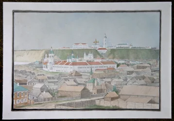 Näkymä Tobolskiin, 1850-luku