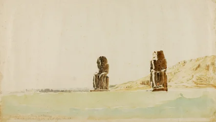Patsaat Memnonissa, Thebes, n.d.