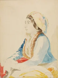 Konstantinopolin turkkilainen tyttö, n.d.