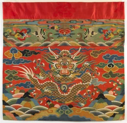 Alttaririntakuva, 1600-luvun alkupuoli (silkki gobeliinikudoksessa).
