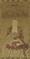 Dhyani Buddha (muste ja väri paperille)
