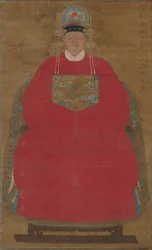 Madam Han Neefang (riippukäärö, muste ja väri silkille)