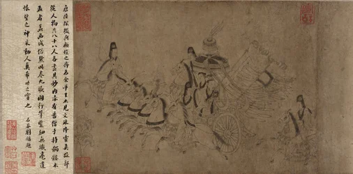 Luojoen nymfi (muste paperille)