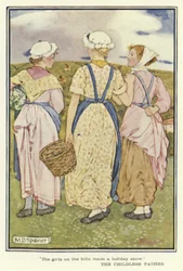 Lapseton isä (väri litho)