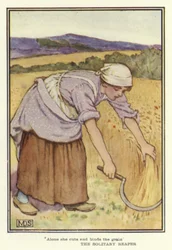 Yksinäinen viikatemies (värinen lito)