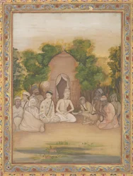Eri uskontojen pyhien miesten kokoontuminen, n. 1770-75.