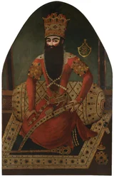 F. Fath Ali Shahin muotokuva 1797-1834
