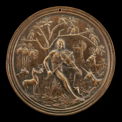 Orpheus hurmaamassa peltojen petoja, 1400-luvun loppu - 1500-luvun alku.