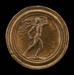 Juokseva Hercules, 1490-luvun puoliväli tai loppu.
