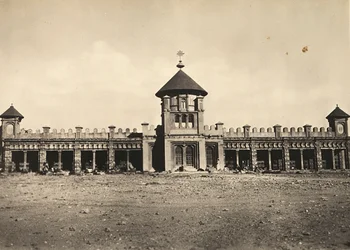 Imperiumin rakentaminen fasistisella aikakaudella: Asmaran abessinialainen kirkko, 9.5.1936 (mv/v kuva)