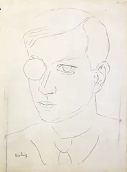 Tristan Tzaran muotokuva; Portrait de Tristan Tzara (Tristan Tzaran muotokuva)