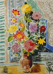 Kukkamaljakko; Vase de Fleurs
