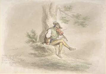 Gypsy Fiddler, 1858.
