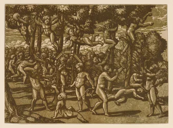 Putti leikkii Rafaelin jälkeen, 1544.