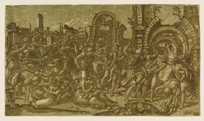 Betlehemin lastenmurha Rafaelin mukaan, 1544.