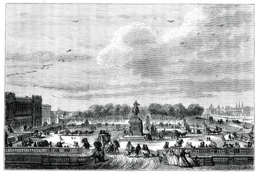 Kuningas Ludvig XV:n ranskalaisen palatsin puutarha, 1763 1885.