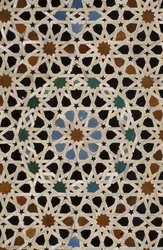 Bou Inania Madrasa, zellij-laatta (keraaminen)