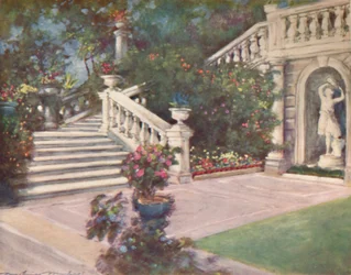 Puutarha, Rooma, 1903