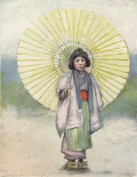 "Lapsi ja sateenvarjo", c1887, 1901